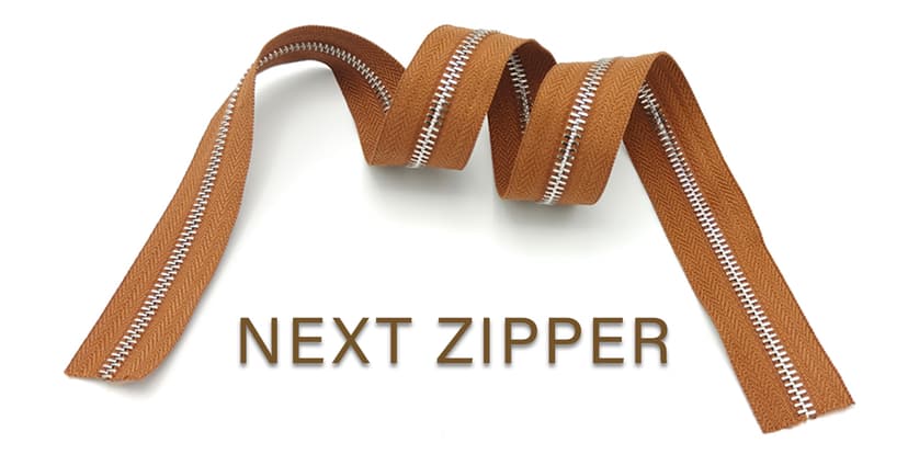 BRASS ZIPPER SHINE SILVER
